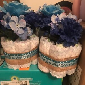 Baby boy shower decoration